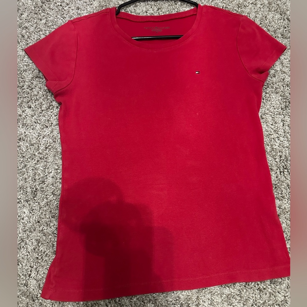 Tommy Hilfiger Red Short Sleeve Tee